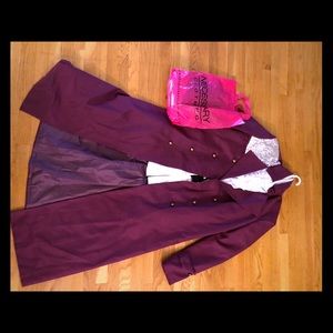 Prince purple rain costume with wig
